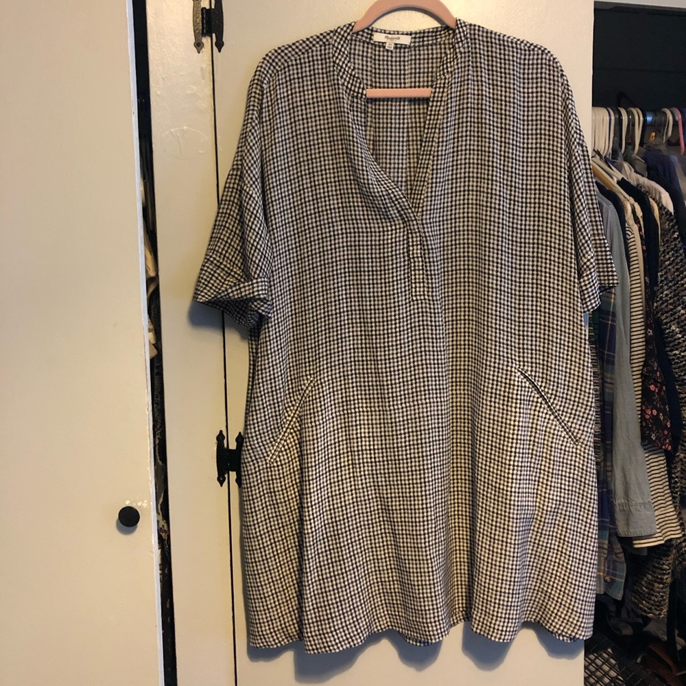 Madewell silk flowy dress XS, like new